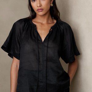 Ramie Top , Banana republic M size